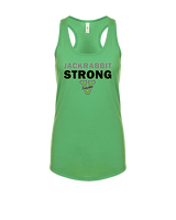 Victor Valley HS Track & Field Strong - Womens Tank Top