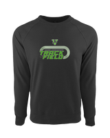 Victor Valley HS Track & Field Turn - Crewneck Sweatshirt