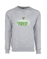 Victor Valley HS Track & Field Turn - Crewneck Sweatshirt
