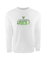 Victor Valley HS Track & Field Turn - Crewneck Sweatshirt