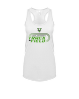 Victor Valley HS Track & Field Turn - Womens Tank Top