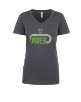 Victor Valley HS Track & Field Turn - Womens Vneck