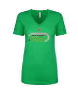 Victor Valley HS Track & Field Turn - Womens Vneck