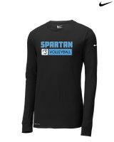 Villa Park HS Boys Volleyball Pennant - Mens Nike Longsleeve