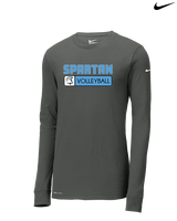 Villa Park HS Boys Volleyball Pennant - Mens Nike Longsleeve