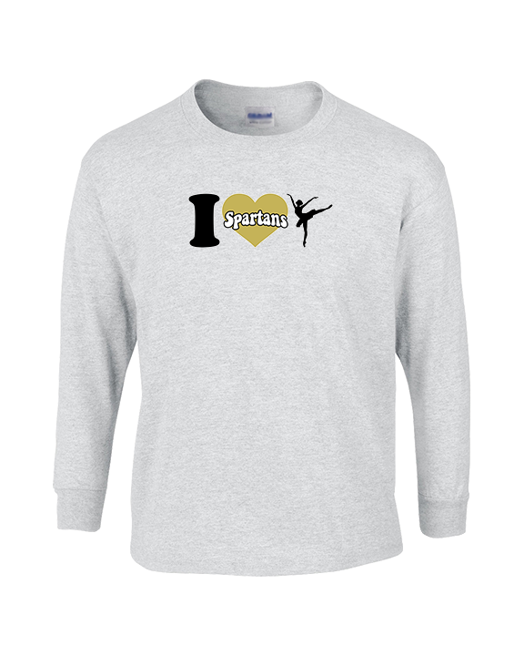 Vista Grande HS Dance Company I Heart Cheer - Cotton Longsleeve
