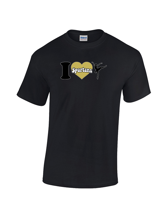 Vista Grande HS Dance Company I Heart Cheer - Cotton T-Shirt