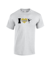 Vista Grande HS Dance Company I Heart Cheer - Cotton T-Shirt