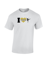 Vista Grande HS Dance Company I Heart Cheer - Cotton T-Shirt