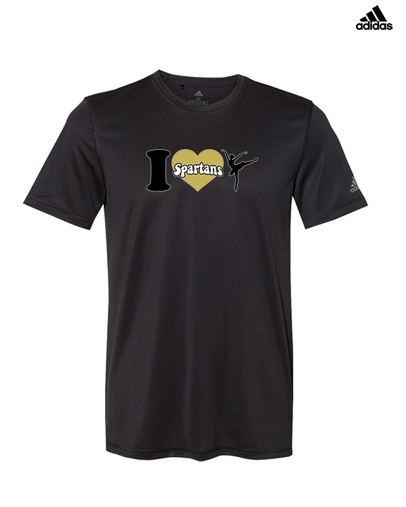 Vista Grande HS Dance Company I Heart Cheer - Mens Adidas Performance Shirt