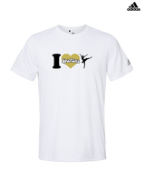 Vista Grande HS Dance Company I Heart Cheer - Mens Adidas Performance Shirt