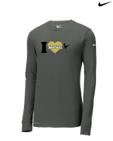 Vista Grande HS Dance Company I Heart Cheer - Mens Nike Longsleeve