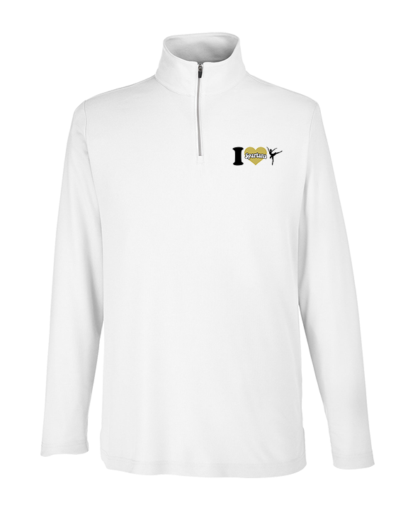 Vista Grande HS Dance Company I Heart Cheer - Mens Quarter Zip