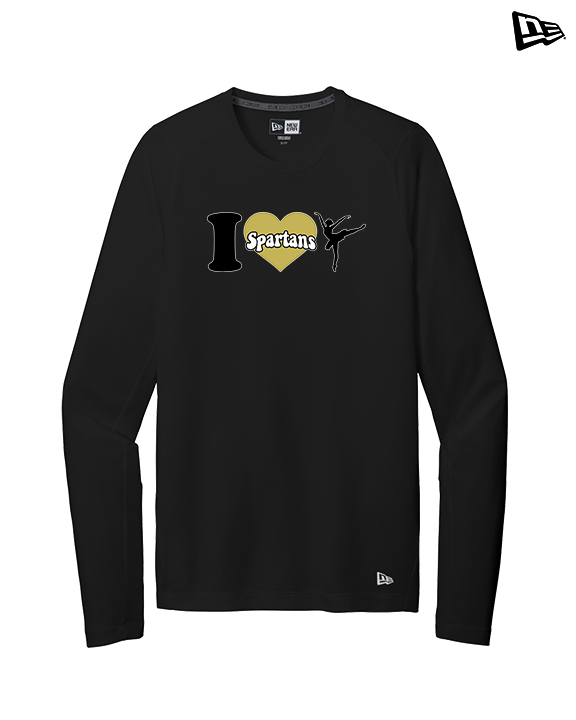 Vista Grande HS Dance Company I Heart Cheer - New Era Performance Long Sleeve