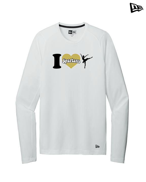 Vista Grande HS Dance Company I Heart Cheer - New Era Performance Long Sleeve