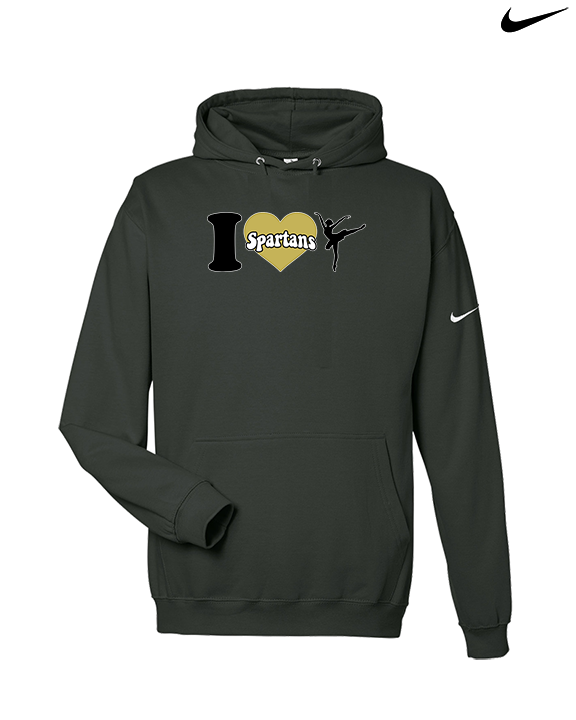 Vista Grande HS Dance Company I Heart Cheer - Nike Club Fleece Hoodie