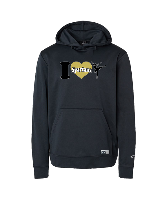 Vista Grande HS Dance Company I Heart Cheer - Oakley Performance Hoodie