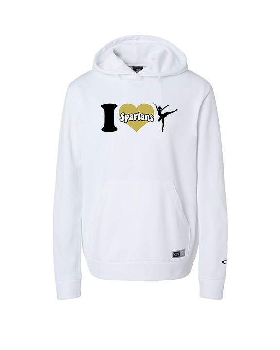 Vista Grande HS Dance Company I Heart Cheer - Oakley Performance Hoodie