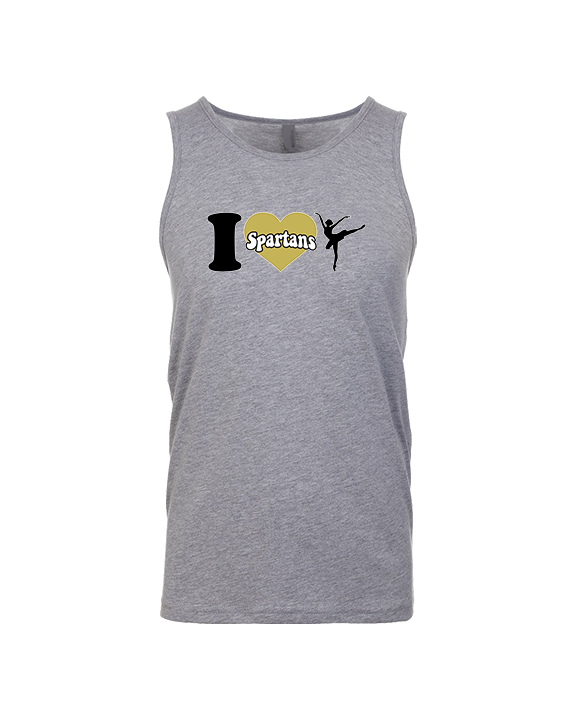 Vista Grande HS Dance Company I Heart Cheer - Tank Top