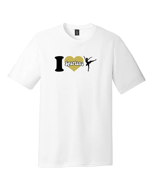 Vista Grande HS Dance Company I Heart Cheer - Tri-Blend Shirt