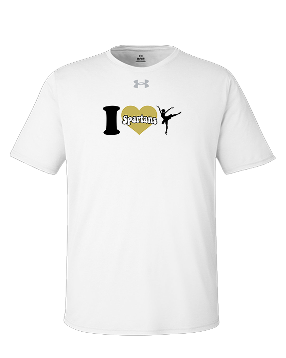 Vista Grande HS Dance Company I Heart Cheer - Under Armour Mens Team Tech T-Shirt