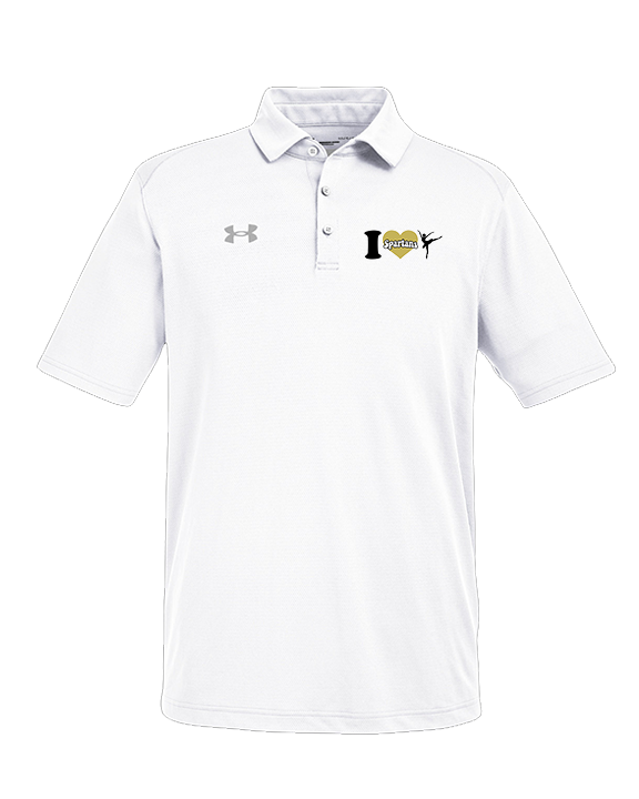 Vista Grande HS Dance Company I Heart Cheer - Under Armour Mens Tech Polo