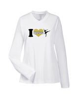 Vista Grande HS Dance Company I Heart Cheer - Womens Performance Longsleeve