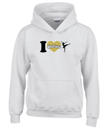 Vista Grande HS Dance Company I Heart Cheer - Youth Hoodie