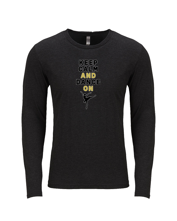 Vista Grande HS Dance Company Keep Calm - Tri-Blend Long Sleeve