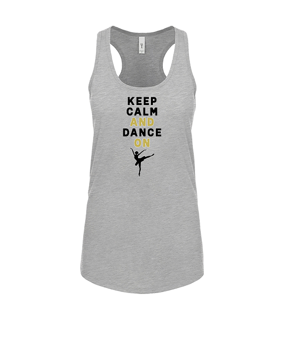 Vista Grande HS Dance Company Keep Calm - Womens Tank Top