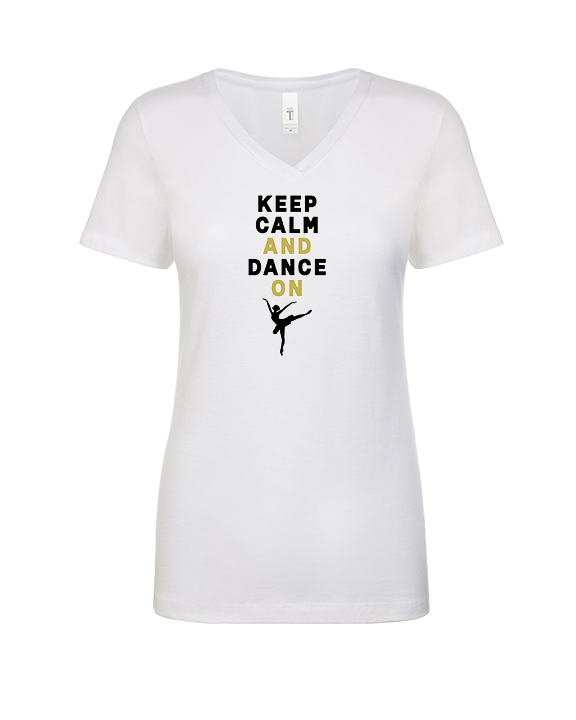 Vista Grande HS Dance Company Keep Calm - Womens Vneck