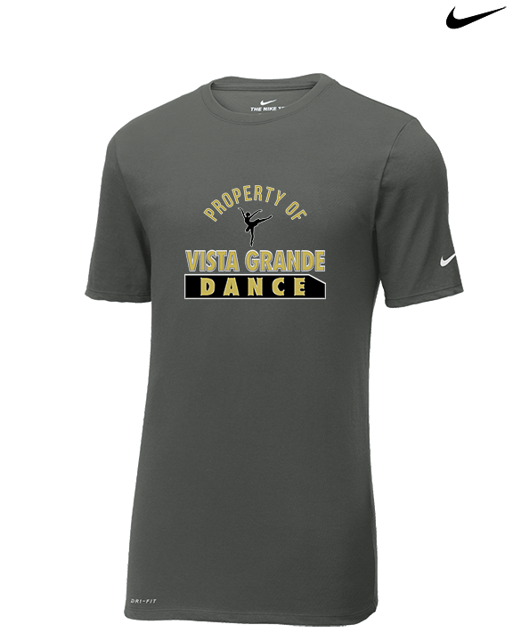 Vista Grande HS Dance Company Property - Mens Nike Cotton Poly Tee