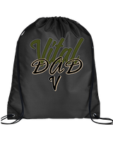 Vital Baseball Academy Baseball Dad 2 - Drawstring Bag