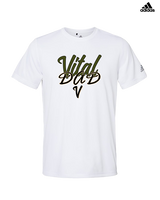 Vital Baseball Academy Baseball Dad 2 - Mens Adidas Performance Shirt