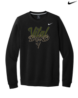 Vital Baseball Academy Baseball Dad 2 - Mens Nike Crewneck