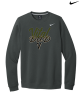 Vital Baseball Academy Baseball Dad 2 - Mens Nike Crewneck