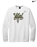Vital Baseball Academy Baseball Dad 2 - Mens Nike Crewneck
