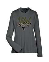 Vital Baseball Academy Baseball Dad 2 - Womens Performance Longsleeve