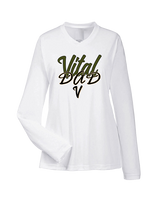 Vital Baseball Academy Baseball Dad 2 - Womens Performance Longsleeve