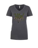 Vital Baseball Academy Baseball Dad 2 - Womens Vneck