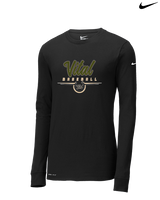 Vital Baseball Academy Baseball Design 2 - Mens Nike Longsleeve
