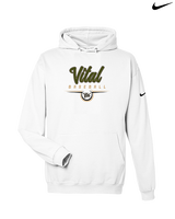 Vital Baseball Academy Baseball Design 2 - Nike Club Fleece Hoodie