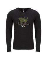Vital Baseball Academy Baseball Design 2 - Tri-Blend Long Sleeve