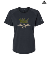 Vital Baseball Academy Baseball Design 2 - Womens Adidas Performance Shirt