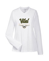 Vital Baseball Academy Baseball Design 2 - Womens Performance Longsleeve