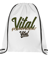 Vital Baseball Academy Baseball Grandparent 2 - Drawstring Bag