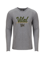 Vital Baseball Academy Baseball Grandparent 2 - Tri-Blend Long Sleeve