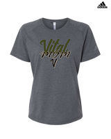 Vital Baseball Academy Baseball Mom 2 - Womens Adidas Performance Shirt