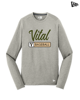 Vital Baseball Academy Baseball Pennant 2 - New Era Performance Long Sleeve