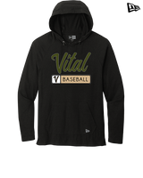 Vital Baseball Academy Baseball Pennant 2 - New Era Tri-Blend Hoodie